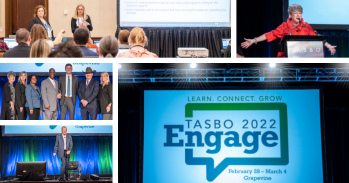 2022 TASBO Engage Conference Recap Because of You TASBO